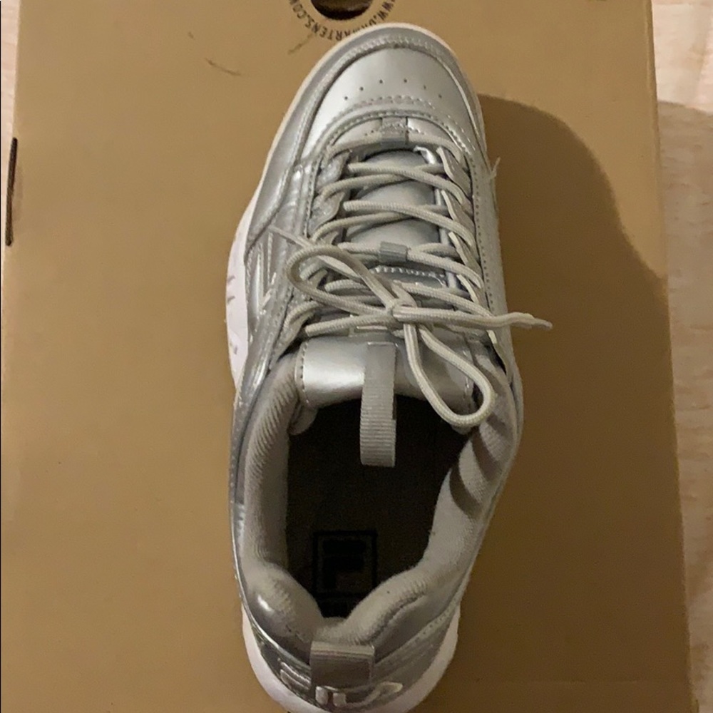 Fila Disruptor II  Premium Metallic Silver